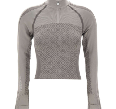 CASABLANCA Felpa senza cuciture con monogramma GREY Donna 