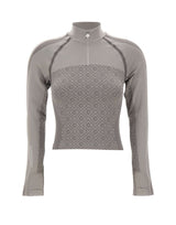 CASABLANCA Felpa senza cuciture con monogramma GREY Donna 