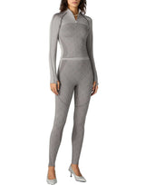 CASABLANCA Felpa senza cuciture con monogramma GREY Donna 