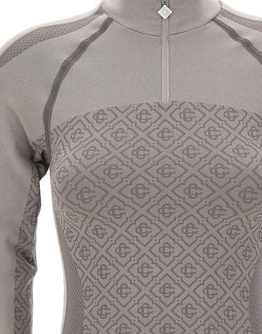 CASABLANCA Felpa senza cuciture con monogramma GREY Donna 