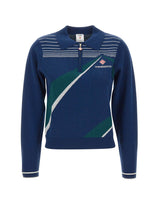 CASABLANCA Polo "Pyramid Jacquard" BLUE Donna 