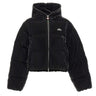 CASABLANCA Piumino corto in nylon laccato BLACK Donna 