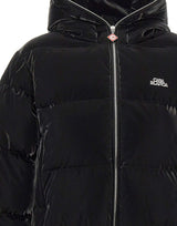 CASABLANCA Piumino corto in nylon laccato BLACK Donna 