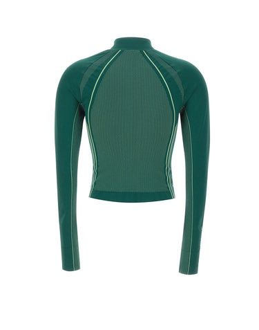 CASABLANCA Felpa senza cuciture GREEN Donna 