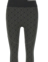 CASABLANCA Leggins monogram senza cuciture GREY Donna 