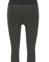 CASABLANCA Leggins monogram senza cuciture GREY Donna 