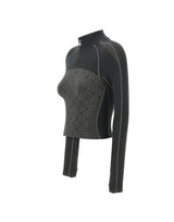 CASABLANCA Maglia monogram senza cuciture GREY Donna 