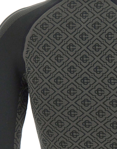 CASABLANCA Maglia monogram senza cuciture GREY Donna 