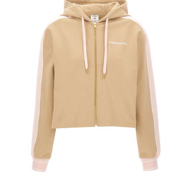 CASABLANCA Felpa in cotone con cappuccio BEIGE Donna 