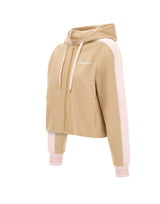 CASABLANCA Felpa in cotone con cappuccio BEIGE Donna 