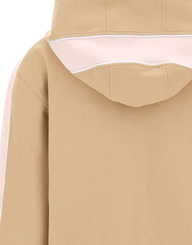 CASABLANCA Felpa in cotone con cappuccio BEIGE Donna 