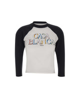 CASABLANCA T-shirt "3D Stacked Logo" WHITE Donna 