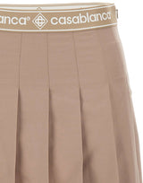 CASABLANCA Gonna a pieghe in lana BEIGE Donna 