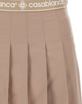 CASABLANCA Gonna a pieghe in lana BEIGE Donna 