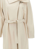 CASSELL Cappotto in pelle "Charlotte" WHITE Donna 