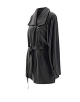 CASSELL Giacca in pelle "Charlotte Short" BLACK Donna 