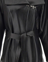 CASSELL Giacca in pelle "Charlotte Short" BLACK Donna 
