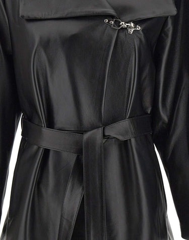 CASSELL Giacca in pelle "Charlotte Short" BLACK Donna 