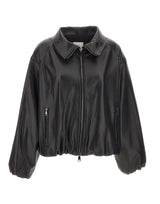 CASSELL Giacca in pelle "Toti Bomber" BLACK Donna 