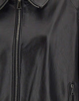 CASSELL Giacca in pelle "Toti Bomber" BLACK Donna 