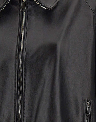 CASSELL Giacca in pelle "Toti Bomber" BLACK Donna 
