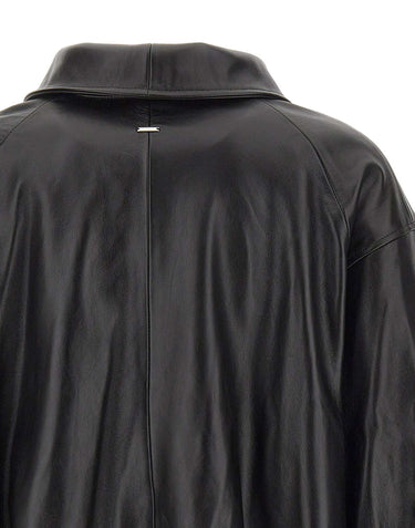 CASSELL Giacca in pelle "Toti Bomber" BLACK Donna 