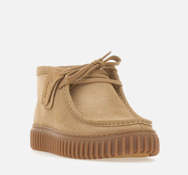 CLARKS "Torhill Hi" BEIGE Uomo 