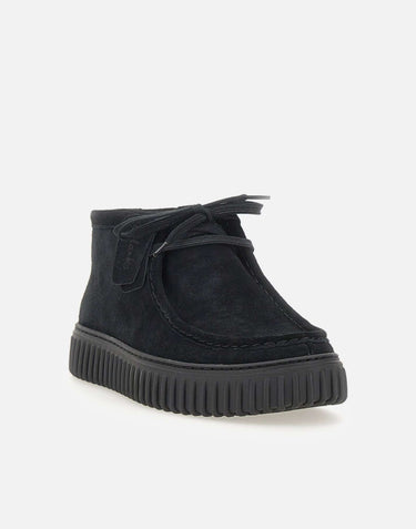 CLARKS "Torhill Hi" BLACK Uomo 