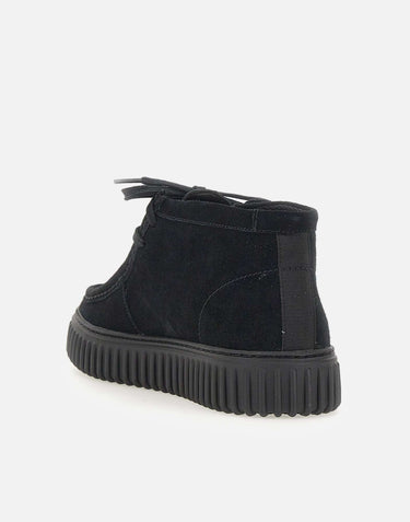 CLARKS "Torhill Hi" BLACK Uomo 