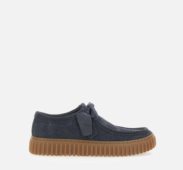 CLARKS "Torhill Lo" BLUE Uomo 