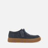 CLARKS "Torhill Lo" BLUE Uomo 