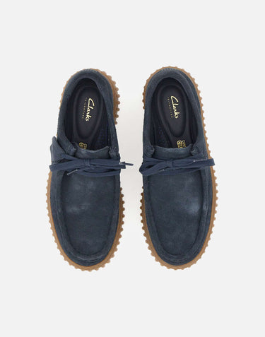 CLARKS "Torhill Lo" BLUE Uomo 
