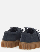 CLARKS "Torhill Lo" BLUE Uomo 