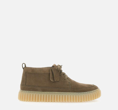 CLARKS "Torhill Lace Hi" GREEN Uomo 