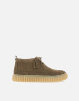 CLARKS "Torhill Lace Hi" GREEN Uomo 