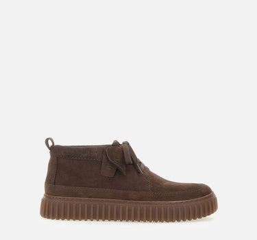 CLARKS "Torhill lace hi" BROWN Uomo 