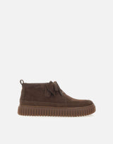 CLARKS "Torhill lace hi" BROWN Uomo 
