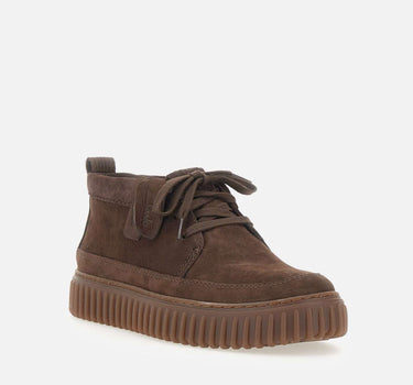 CLARKS "Torhill lace hi" BROWN Uomo 