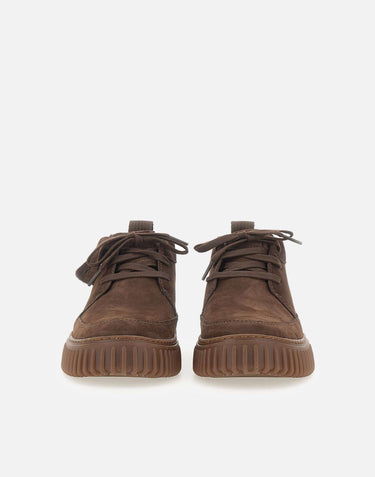 CLARKS "Torhill lace hi" BROWN Uomo 