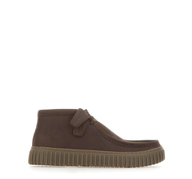 CLARKS Stivaletto "Torhill Hi" BROWN Uomo 