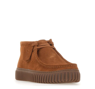CLARKS Stivaletto "Torhill Hi" BROWN Uomo 