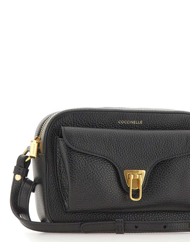 COCCINELLE Borsa a tracolla "Beat Small" BLACK Donna 