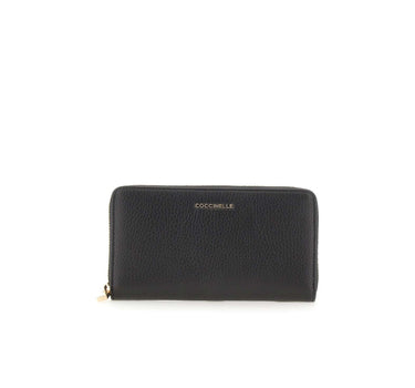 COCCINELLE Portafogli "Metallic Large" BLACK Donna 