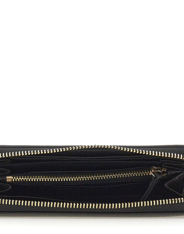 COCCINELLE Portafogli "Metallic Large" BLACK Donna 