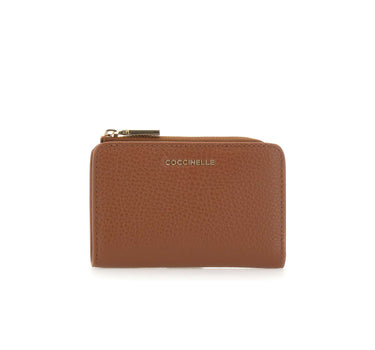 COCCINELLE Portafoglio "Metallic soft" BROWN Donna 