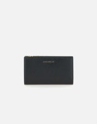 COCCINELLE Portafoglio "Metallic Large" BLACK Donna 