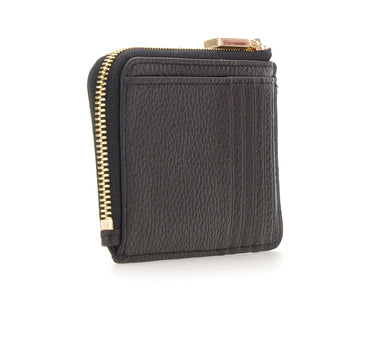COCCINELLE Portacarte "Metallic Soft" BLACK Donna 