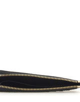 COCCINELLE Portacarte "Metallic Soft" BLACK Donna 
