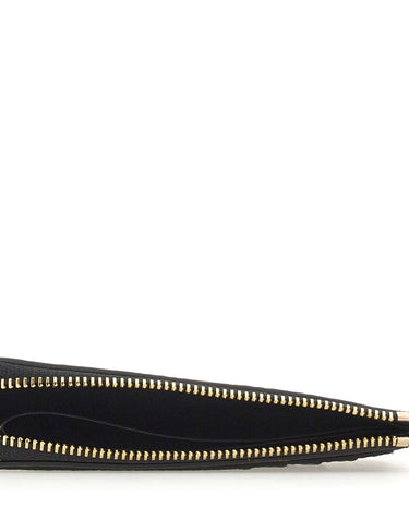 COCCINELLE Portacarte "Metallic Soft" BLACK Donna 