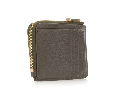 COCCINELLE Portacarte "Metallic Soft" GREEN Donna 